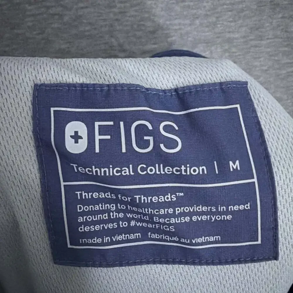 FIGS Womens Size M Blue Ombre Dip Dye Yala Zamora Jogger Scrub Pants